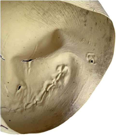 Vintage Halloween Scarecrow Mask - Spooky and Unique Costume Accessory - Picture 2 of 2